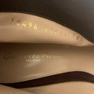 Gianvito Rossi Dark Brown Leather Footwear